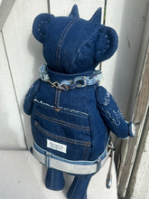 Load image into Gallery viewer, 1 of 1 denim bear shoulder bag
